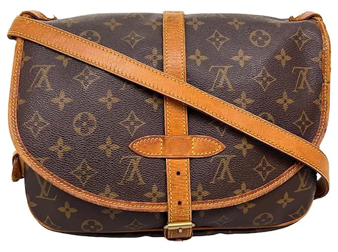 Louis Vuitton Monogram Saumur 30 Shoulder Bag M42256 LV Auth bs2719 Cloth  ref.710420