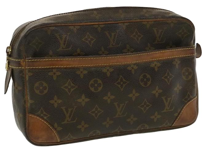 Louis Vuitton Monogram Compiegne 28 Clutch Bag M51845 LV Auth ac1132 Cloth  ref.710438