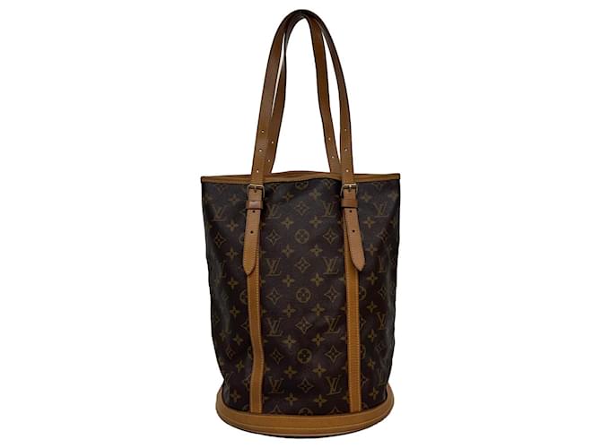 LOUIS VUITTON Monogram Bucket GM Bolsa de Ombro M42236 LV Auth tp521 Lona  ref.710449