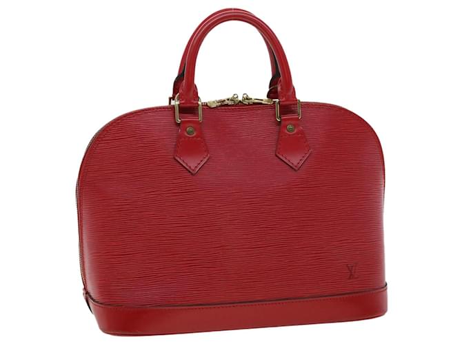 LOUIS VUITTON Epi Alma Hand Bag Red M52147 LV Auth tp518 Leather  ref.710461
