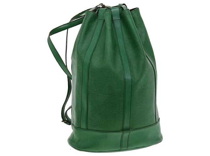 LOUIS VUITTON Epi Randonnee GM Shoulder Bag Green M43084 LV Auth tp508 Leather  ref.710482