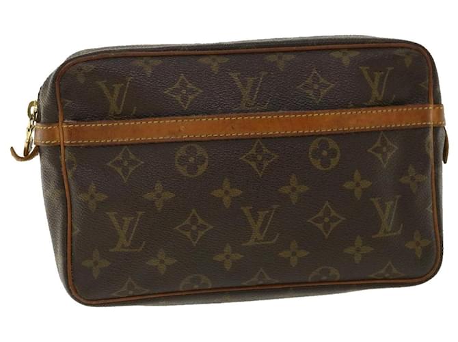Louis Vuitton Monogram Compiegne 23 Clutch Bag M51847 LV Auth jk2921 Cloth  ref.710552
