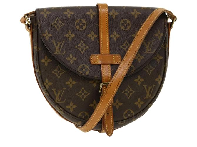 Louis Vuitton Chantilly MM M51233 Monogram Canvas Crossbody Bag Brown