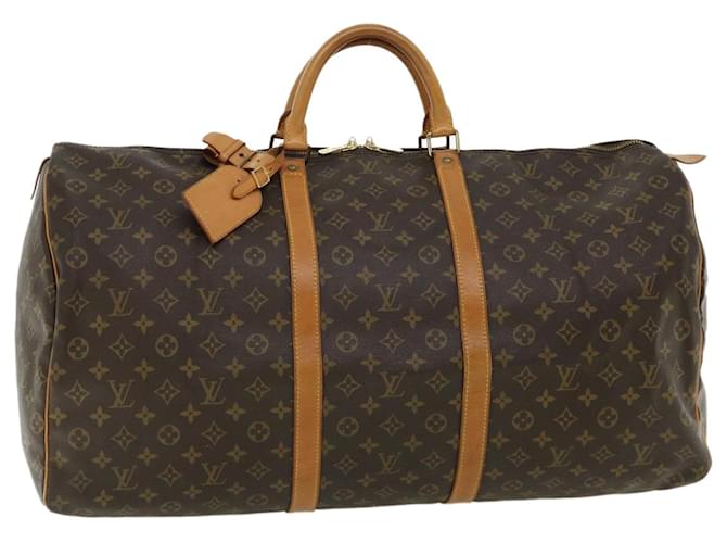 Louis Vuitton-Monogramm Keepall 60 Boston Bag M.41422 LV Auth yk5381 Leinwand  ref.710611