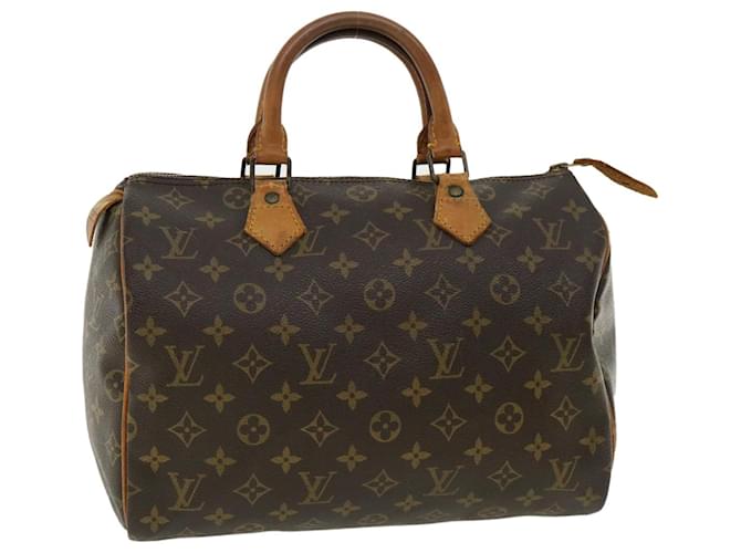 Louis Vuitton Monogram Speedy 30 Hand Bag M41526 LV Auth jk2851 Cloth  ref.710794