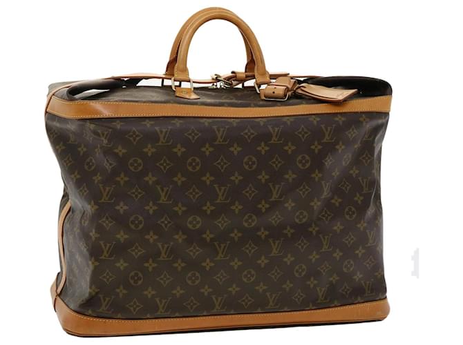 Louis Vuitton Cruiser 50 Travel Bag in Brown Monogram Canvas and