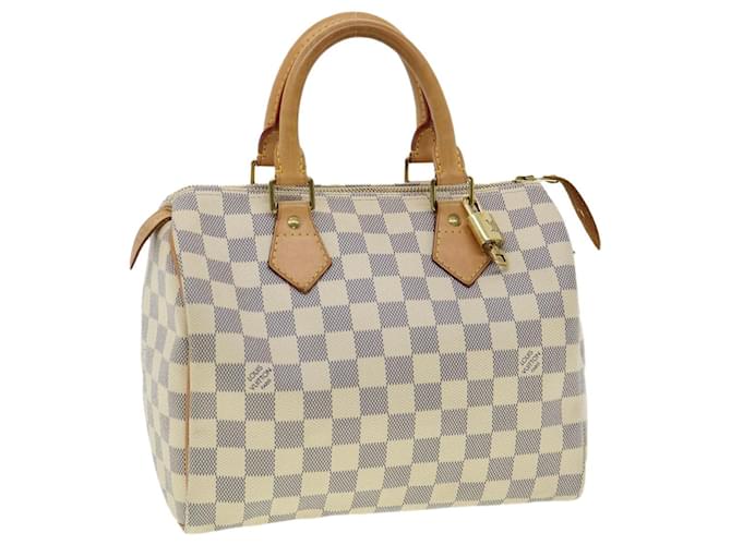 Louis Vuitton Damier Azur Speedy 25 Hand Bag N41534 LV Auth tp455  ref.710880