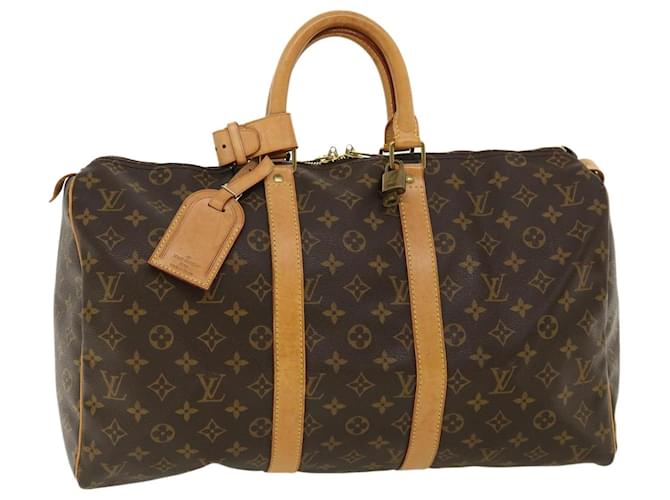Louis Vuitton Monogram Keepall 45 Boston Bag M41428 LV Auth am3247 Cloth  ref.711026