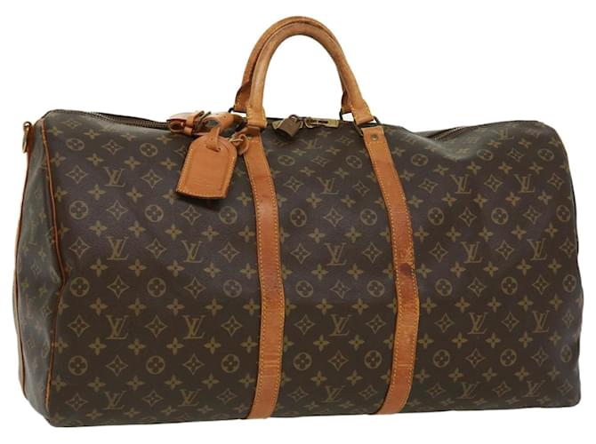 Louis Vuitton Monogram Keepall Bandouliere 60 Boston Bag M.41412 LV Auth 32569 Leinwand  ref.711052