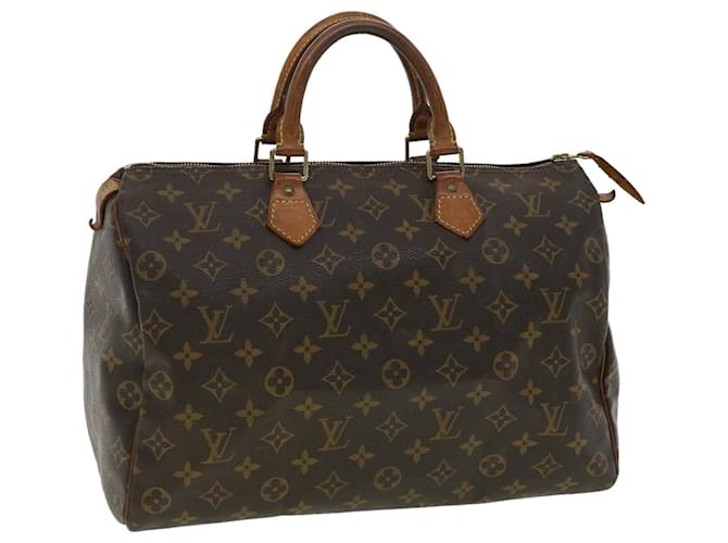 Louis Vuitton Monogram Speedy 35 Hand Bag M41524 LV Auth bs2732 Cloth  ref.711064