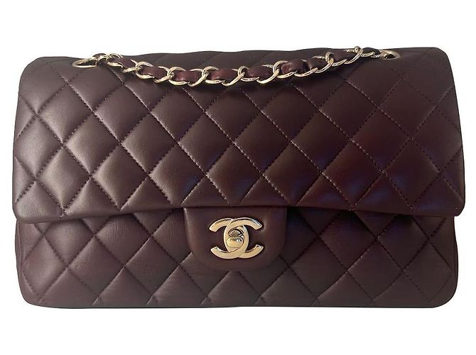 Chanel Classic Flap - Medium Dark red