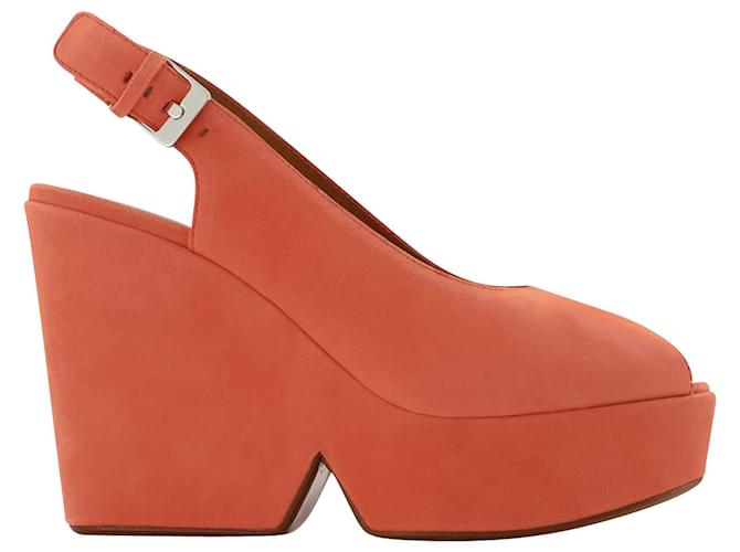 【関税込み】Dylan9 Sandals - Clergerie - Orange - Leather Dylan9 Sandals - Clergerie - Orange - Leather
