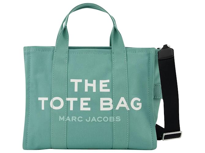 Marc Jacobs The Small Tote in Tela Verde  ref.711186