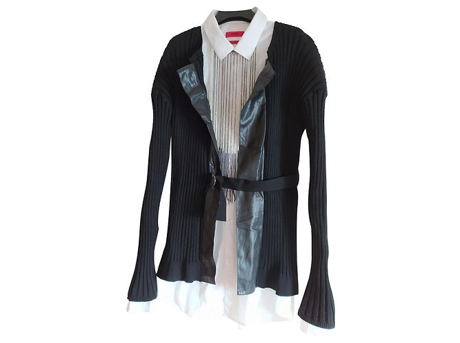 Liu.Jo Strickpullover Schwarz Viscose XL 