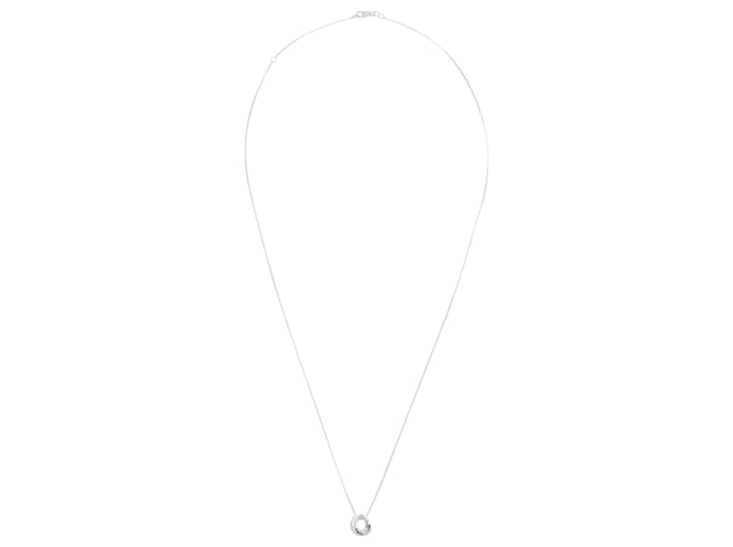 Autre Marque le 3g Collar de cadena con colgante en plata pulida Metálico  ref.711245