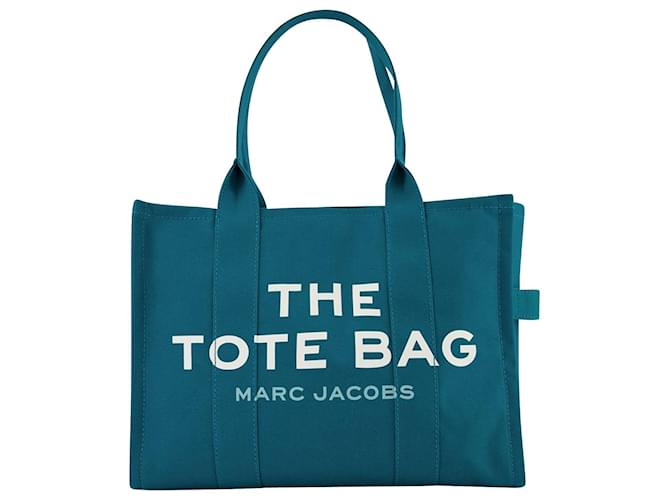 Marc Jacobs The Large Tote in tela blu  ref.711246
