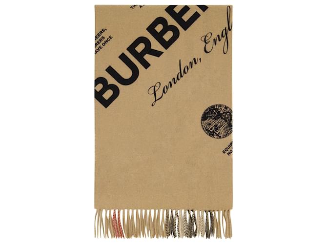 Burberry Écharpe en cachemire à carreaux Multicolore  ref.711252