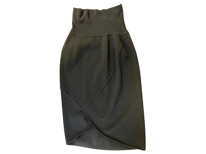 Alaïa Skirt suit Black Wool  ref.711293