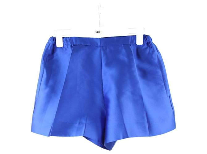 pantalones cortos Sandro 34 Azul  ref.711307