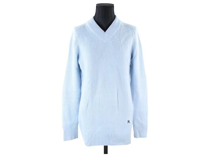 Helmut lang blue top sweater