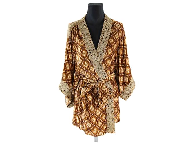 Manoush jacket 36 Brown Cotton  ref.711347