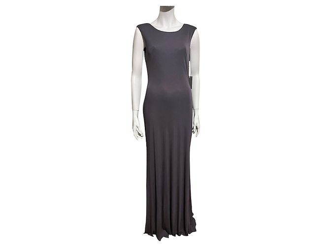 Langes Abendkleid von Vera Wang, grau, Neu mit Etiketten