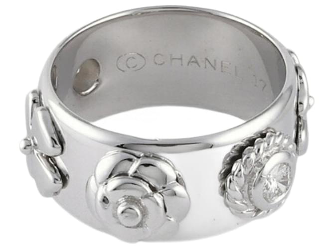 Chanel Camellia Oro bianco  ref.711671