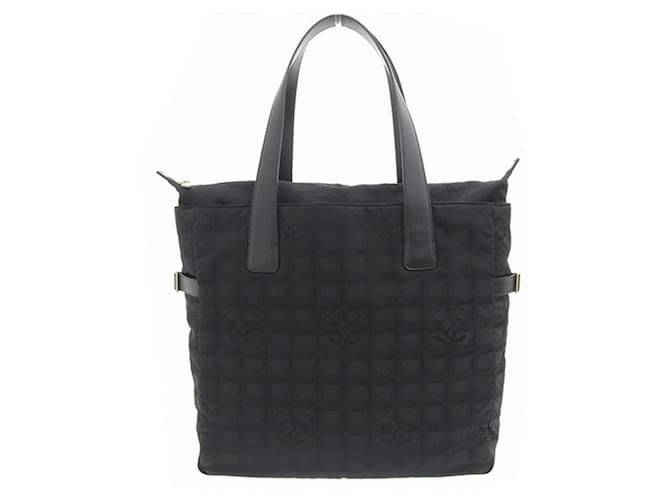 Chanel Travel line Preto Sintético  ref.711735