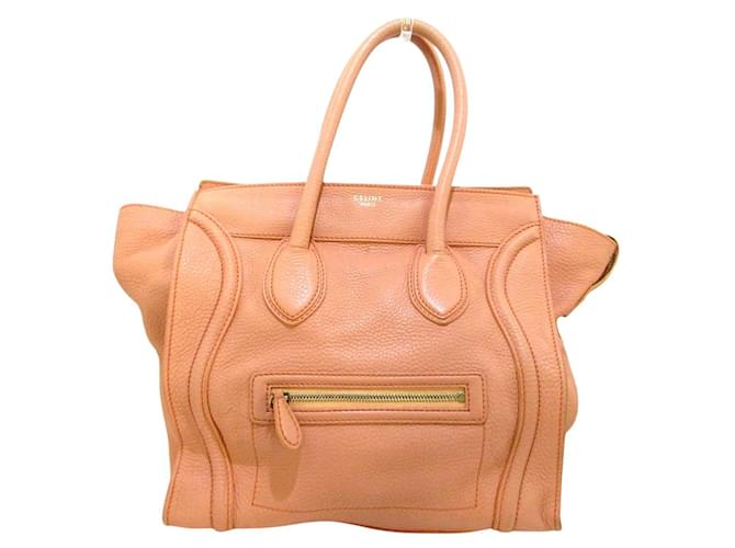 Céline Luggage Pink Leather  ref.711962