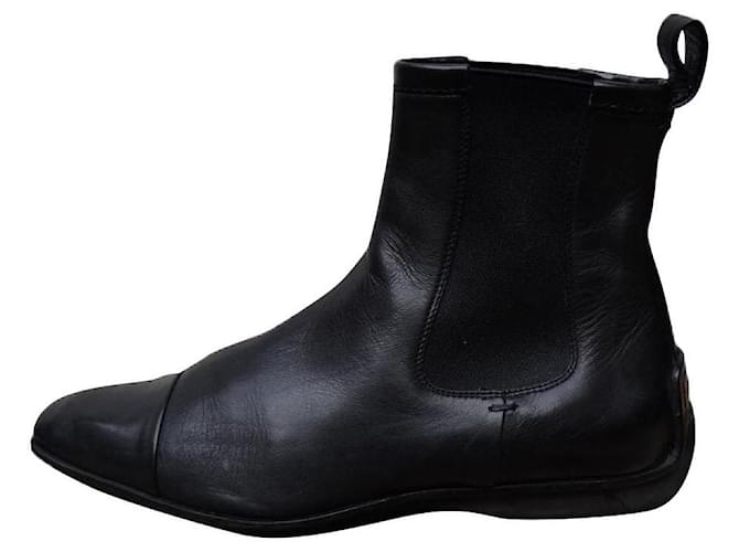 Gucci Ankle Boots Black Leather  ref.712044