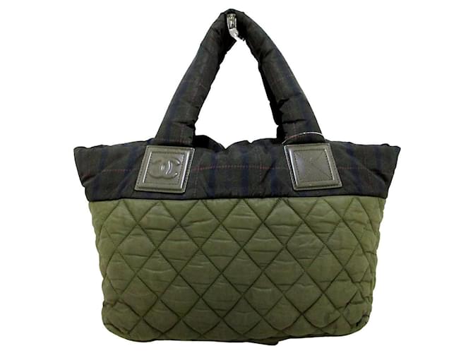 Chanel COCO COCOON Synthétique Vert  ref.712049