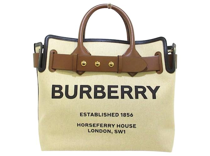 Burberry Belt bag Beige Cloth  ref.712061
