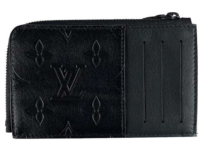 Louis Vuitton Portefeuille Hybrid Black Leather  ref.712482