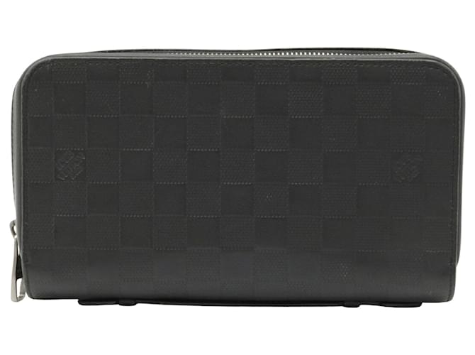 Louis Vuitton Zippy XL Black Leather  ref.712774