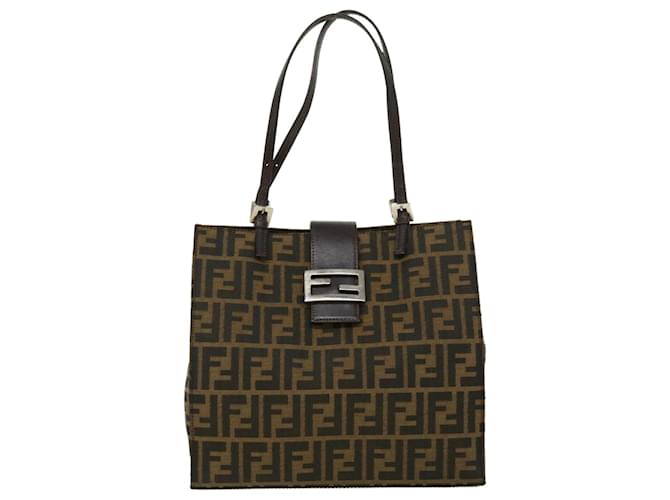 Fendi Zucca Handbag Brown – AMORE Vintage Tokyo