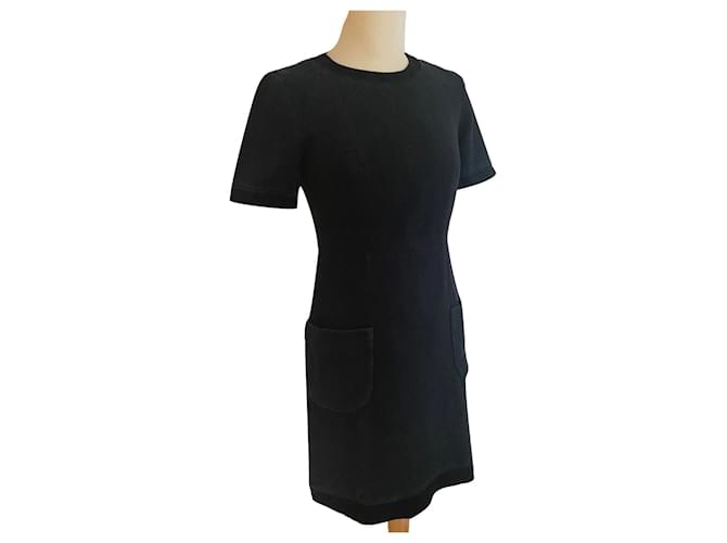 Chanel Dress Black Cotton  ref.713906