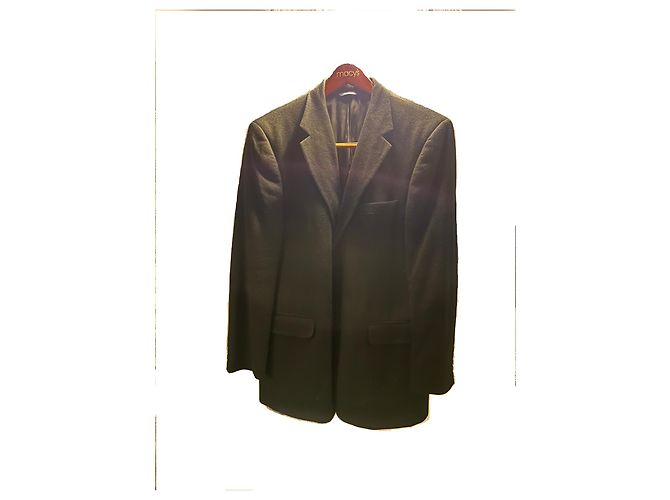 Brook Brothers Kaschmir Blazer Schwarz 45R