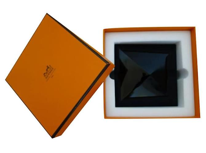 Hermès MEDOR paperweight with its box Black Glass  ref.714144
