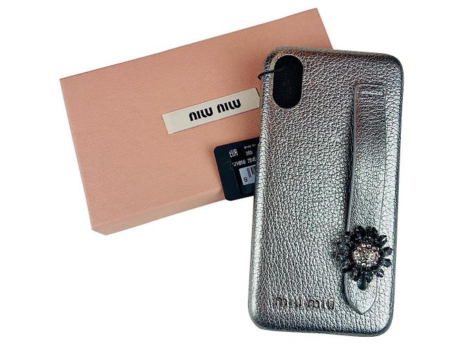 Miu Miu Purses, wallets, cases Silver hardware