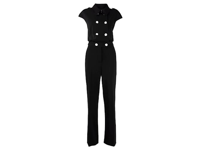 Moschino Jumpsuits Black Polyester Elastane  ref.714554