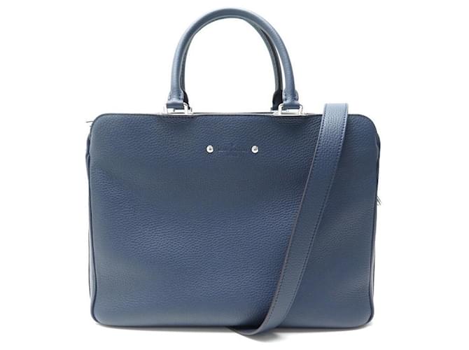 NEW LOUIS VUITTON BAG ARMAND DOCUMENT HOLDER IN BLUE TAURILLON LEATHER  ref.714842