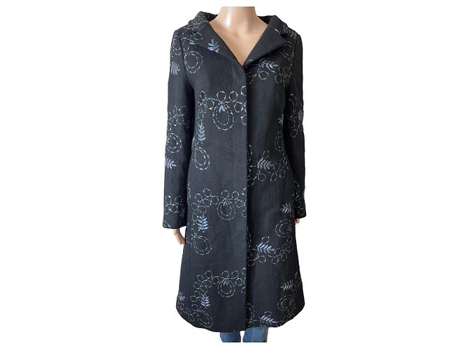 Abrigo de lana negro Day Birger & Mikkelsen