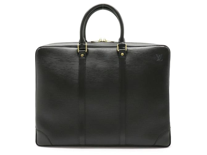 Louis Vuitton Sirius Black Leather  ref.714954