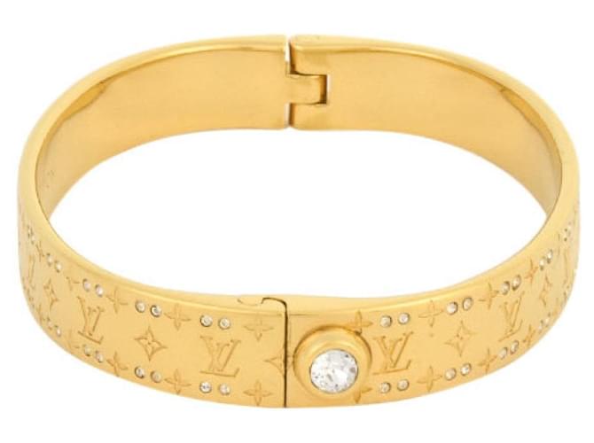 Bracelet Louis Vuitton Nanogramme Plaqué or Jaune  ref.715162