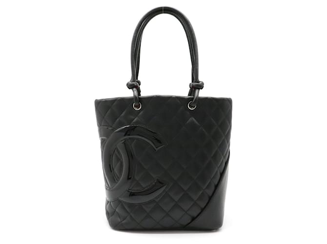 Chanel Cambon Line Black Leather  ref.715187