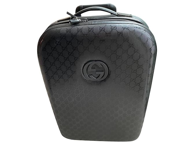 Gucci Travel bag Dark grey Plastic  ref.715289