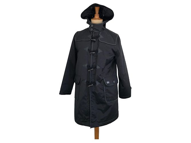 Burberry Duffle-coat Check géant Noir
