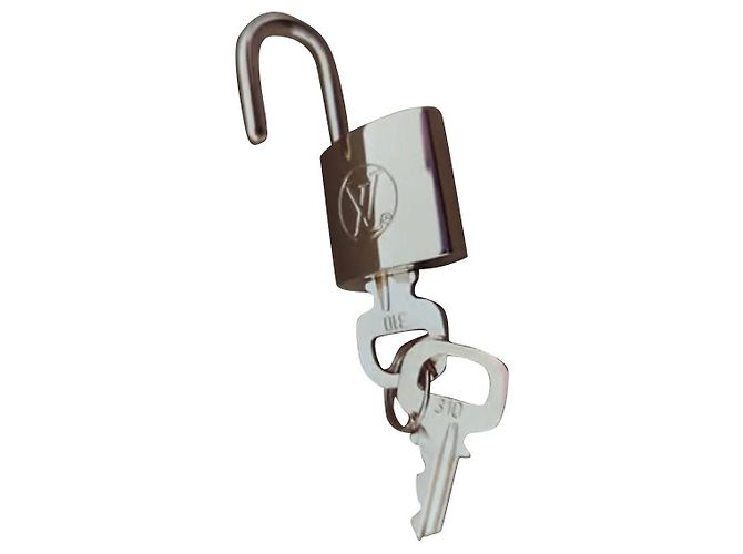 Louis Vuitton Padlock Silvery Metal