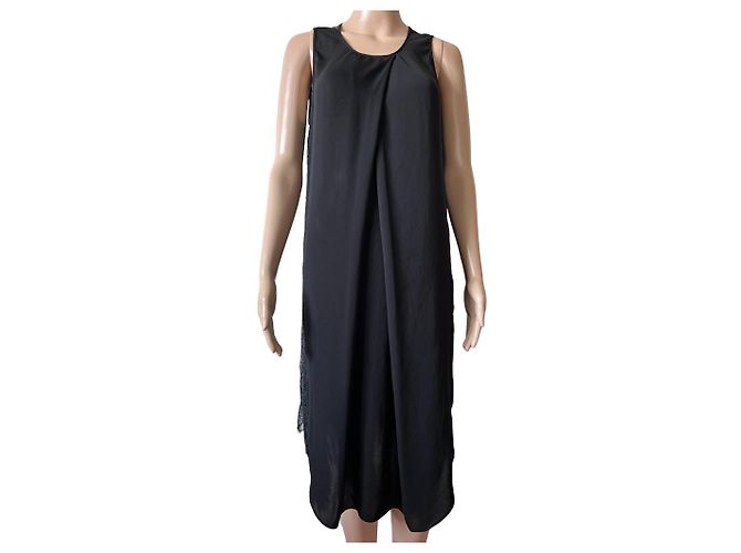 Transparentes schwarzes Kleid By Malene Birger