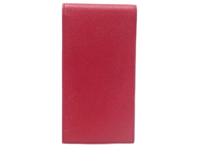 Hermès HERMES NOTEBOOK HOLDER IN RED EPSOM LEATHER + 4 RED HOLDER COVER REFILLS  ref.715470